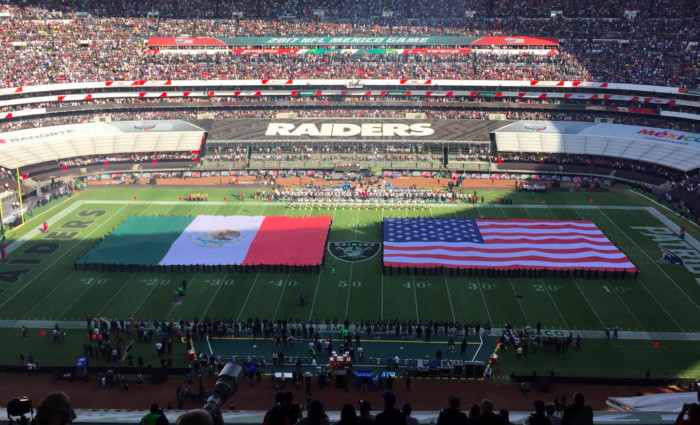 La NFL acuerda jugar tres partidos más en México