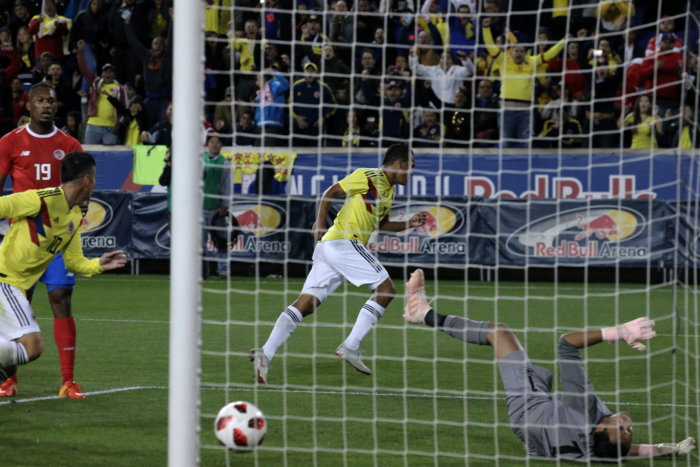 Colombia 3 -  Costa Rica 1: 'Cucho' Hernández decreta victoria 'cafetera' Red Bull Arena