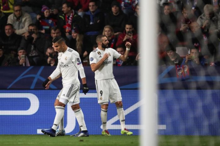 Real Madrid resucita en la Champions tras golear de visita al Viktoria Plzen
