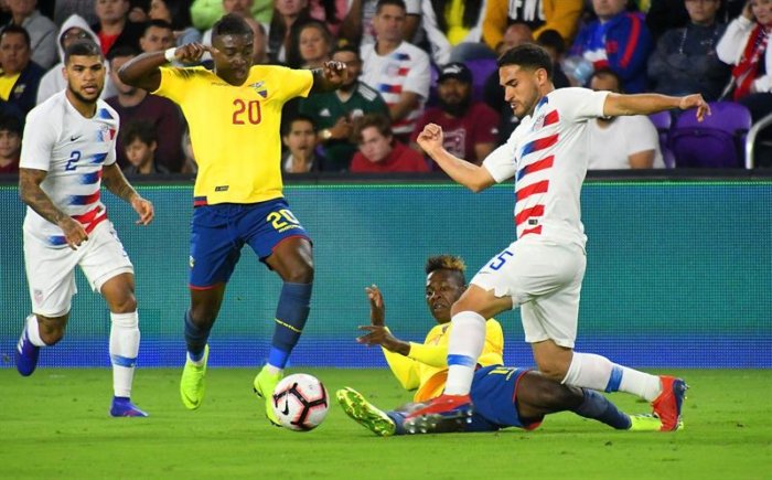 Merecido triunfo de Estados Unidos sobre Ecuador en amistoso en Florida