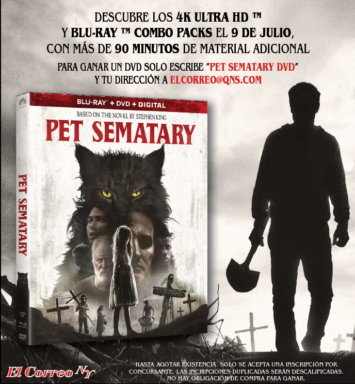 Gana DVD de Pet Sematary con El Correo NY y Noticia