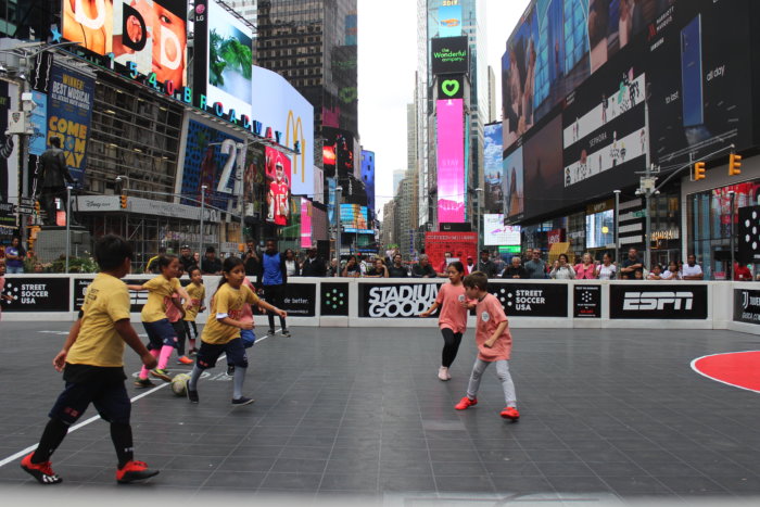 Soccer Street USA, fútbol en pleno corazón de Manhattan