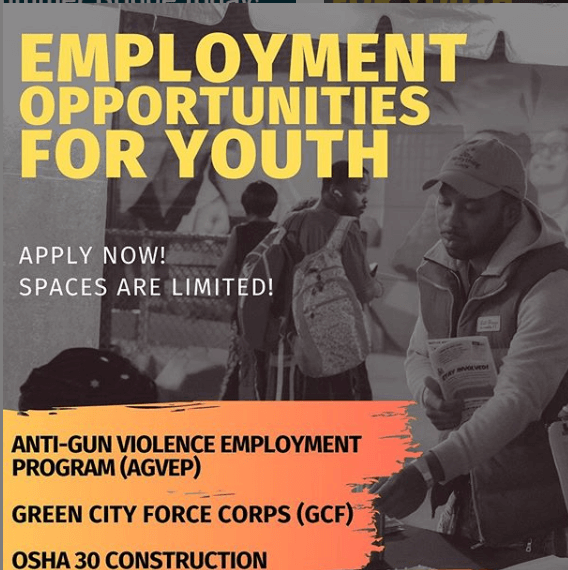 Programa juvenil de empleo contra la violencia armada