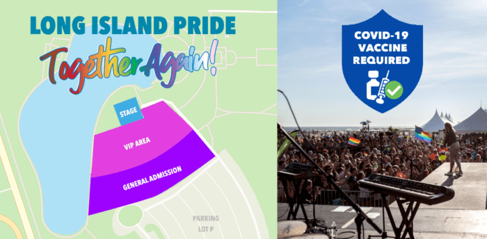 Celebración del orgullo gay en Long Island regresa con evento en persona