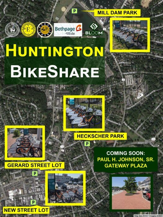 Lanzan programa de bicicletas compartidas en Huntington