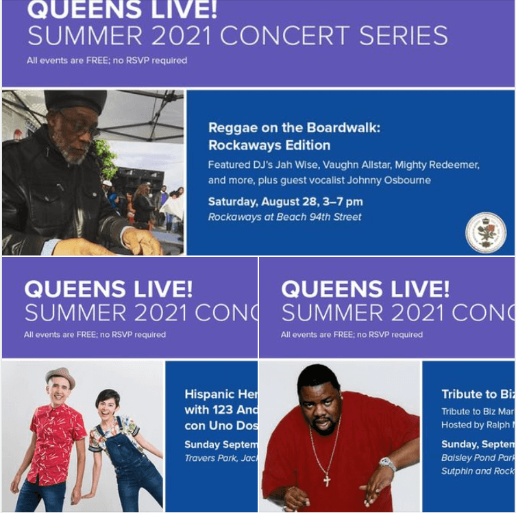 “Queens Live!” Conciertos de Verano 2021 inicia con ‘Reggae On The Boardwalk’