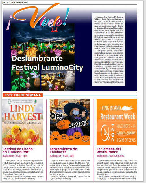 Vívelo LI : Deslumbrante Festival LuminoCity en North Hempstead