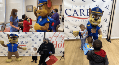 Más de 300 niños reciben regalos en el St. John’s Annual Children’s Holiday