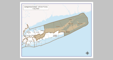 Nuevo mapa del distrito congresional del East End propuesto se extiende hasta Nassau