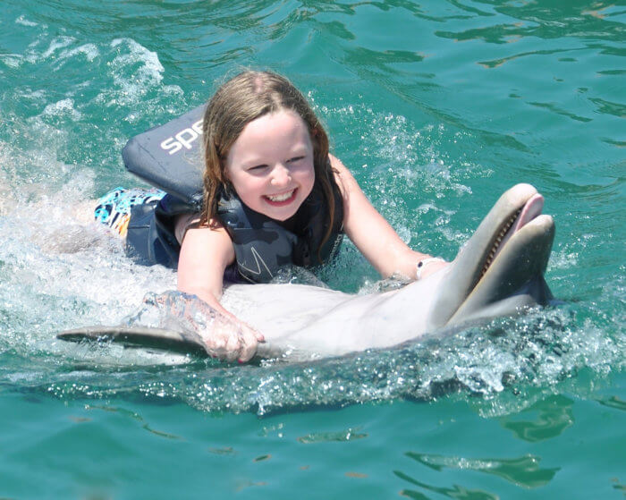 Nadar con delfines en Cuba