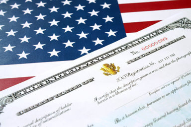 N-550,United,States,Naturalization,Certificate,Of,Citizenship,On,Usa,Flag