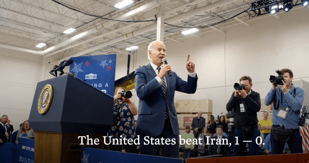 Biden, Harris, LeBron celebran triunfo de EEUU sobre Irán