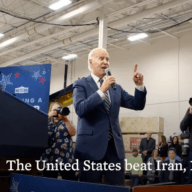 Biden, Harris, LeBron celebran triunfo de EEUU sobre Irán