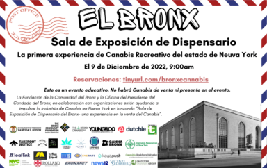 Bronx Adult Use Dispensary Pop-up Education Experience – Invite – 12.9 – Spanish