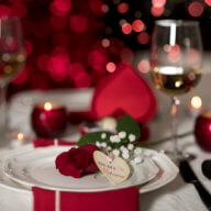 Cenas románticas de San Valentín en Long Island